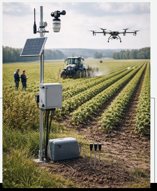 Разработка IoT мониторинга полей в Обнинске от 8628 р. | АвикейБнн